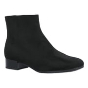 Time and Tru Women's Faux Suede Ankle Boots, Wide Width Available