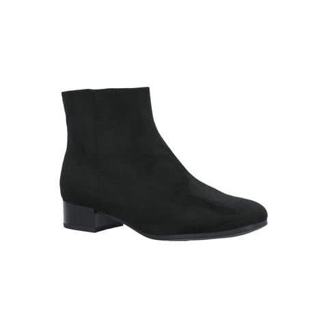 Women's Faux Suede Ankle Boots, Wide Width Available