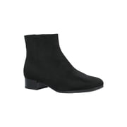 Time and Tru Womens Faux Suede Ankle Boots, Wide Width Available