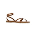 thumbnail image 1 of Time and Tru Women's Strappy Flat Sandals, 1 of 6