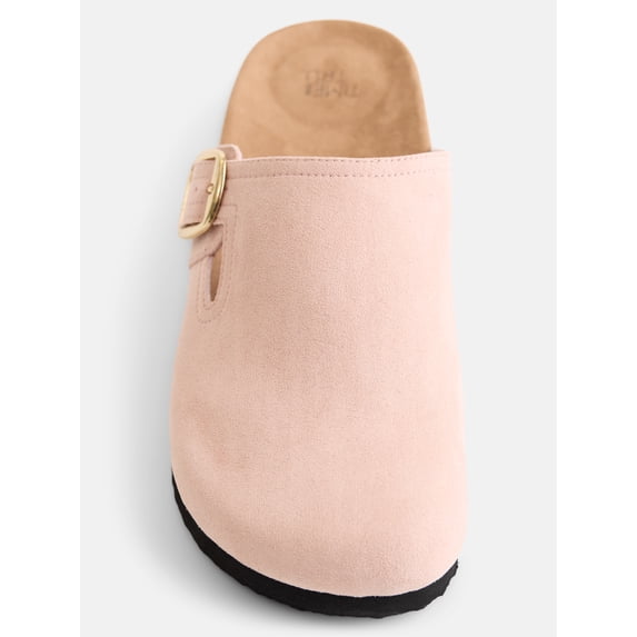 Time and Tru Women's Buckle Clogs