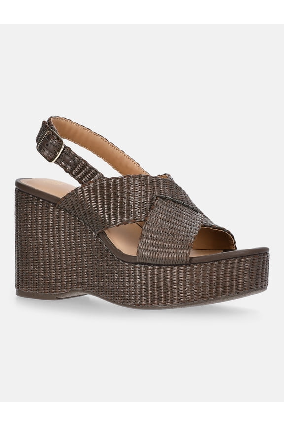 Women's Crossband Wedge Sandals