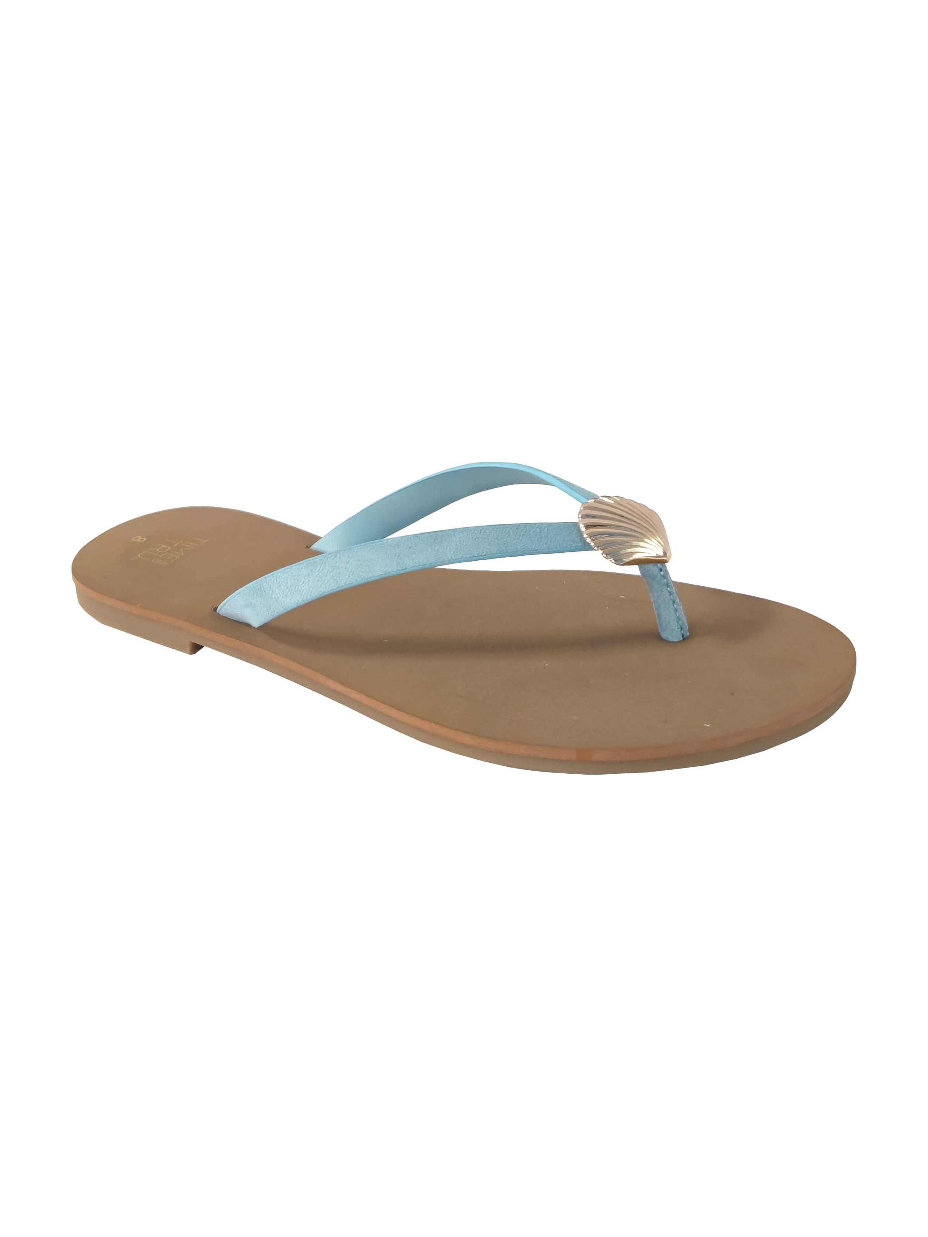Time and Tru Women's Ornament Thong Sandals