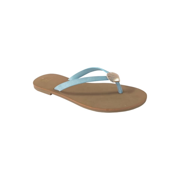Time and Tru Women's Ornament Thong Sandals