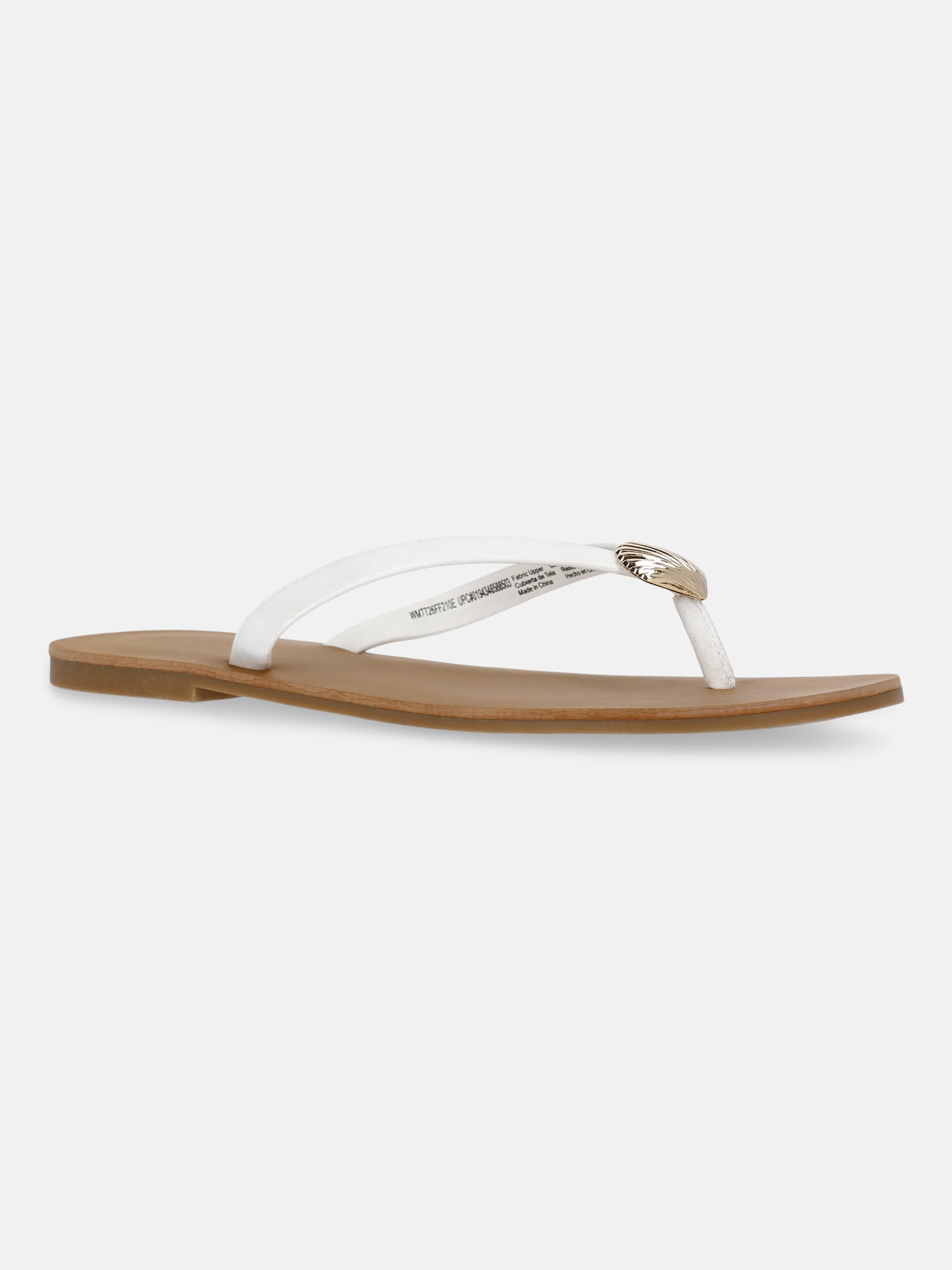 Time and Tru Women's Ornament Thong Sandals - Walmart.com