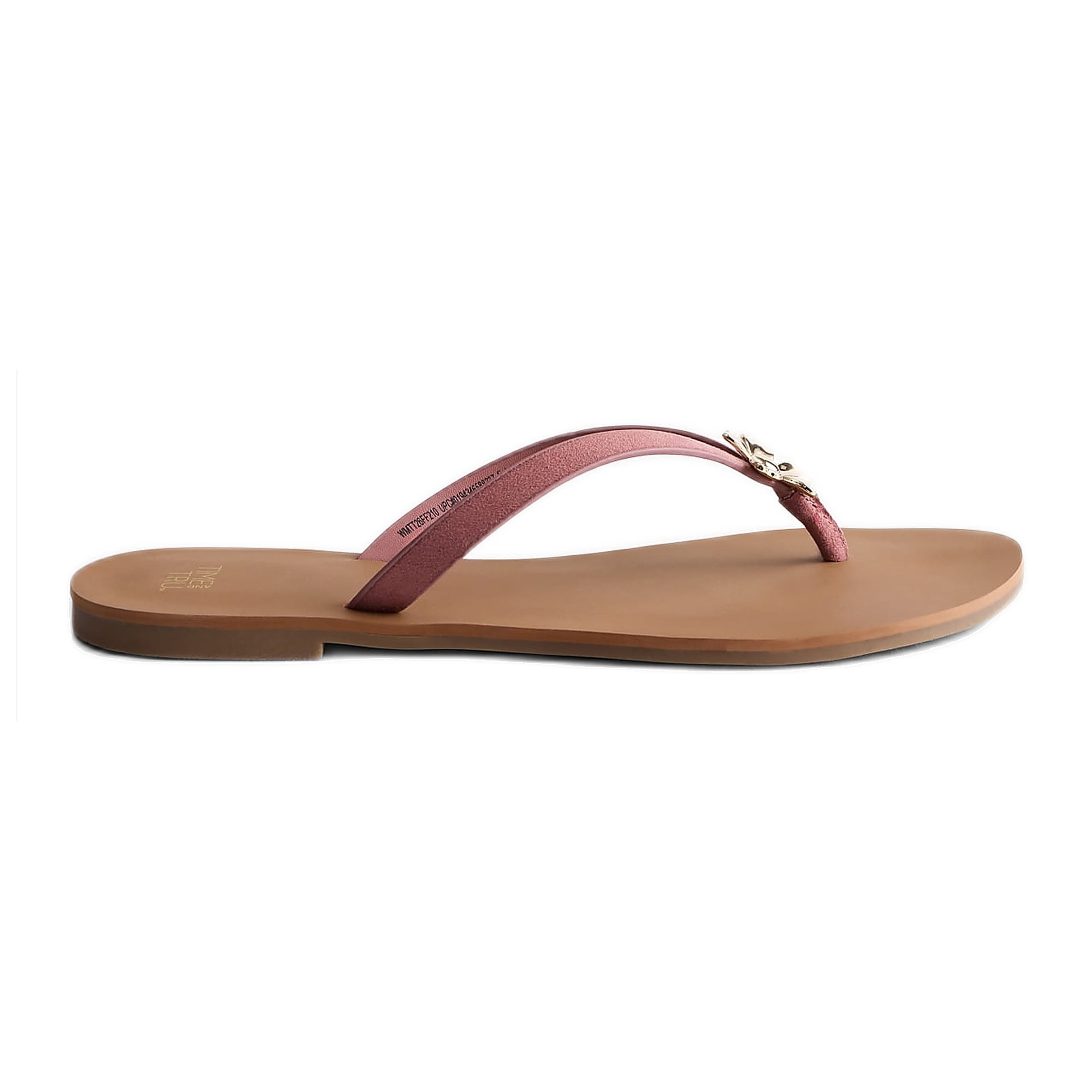 Time and Tru Women's Ornament Thong Sandals