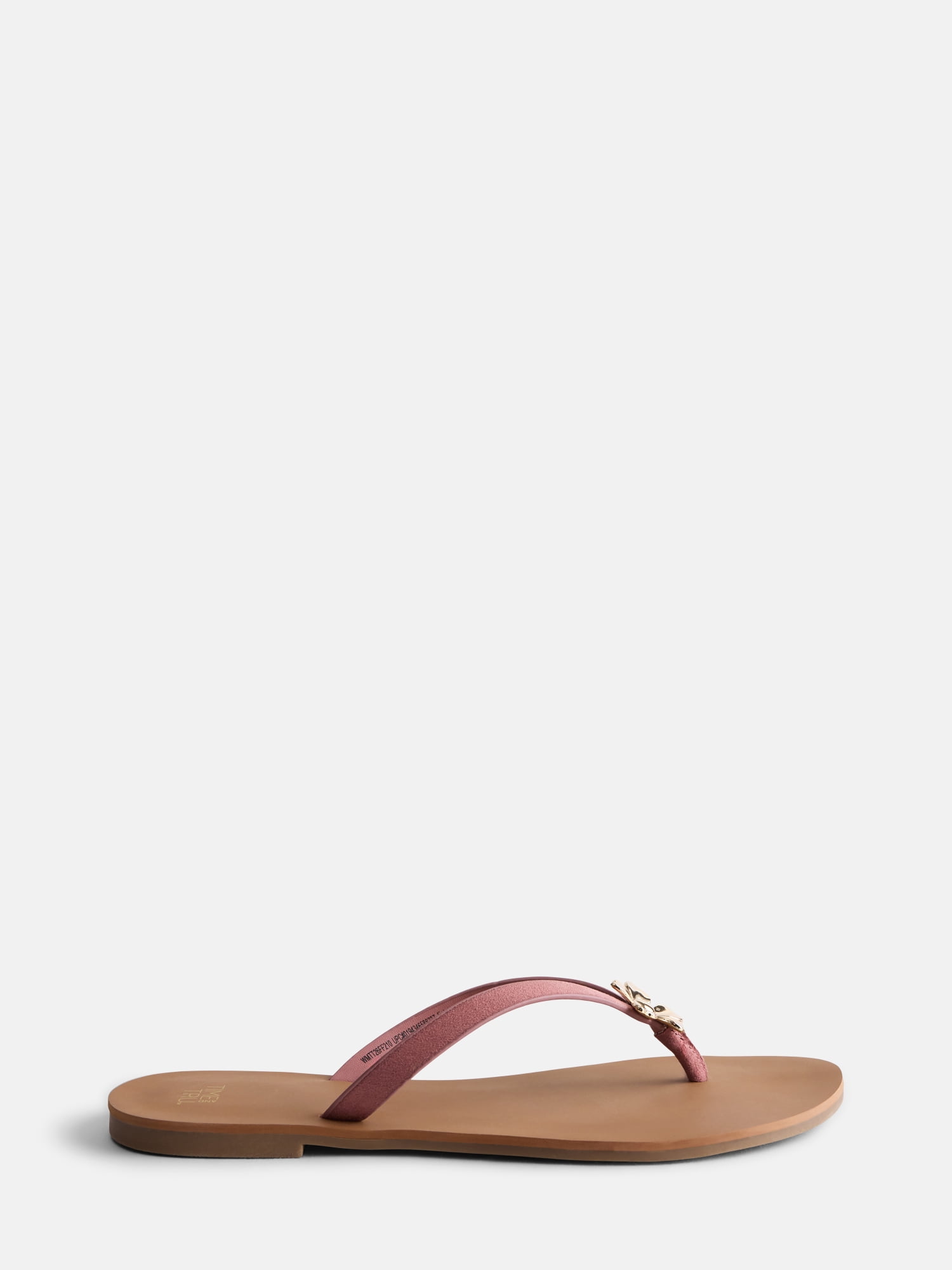 Time and Tru Women's Ornament Thong Sandals