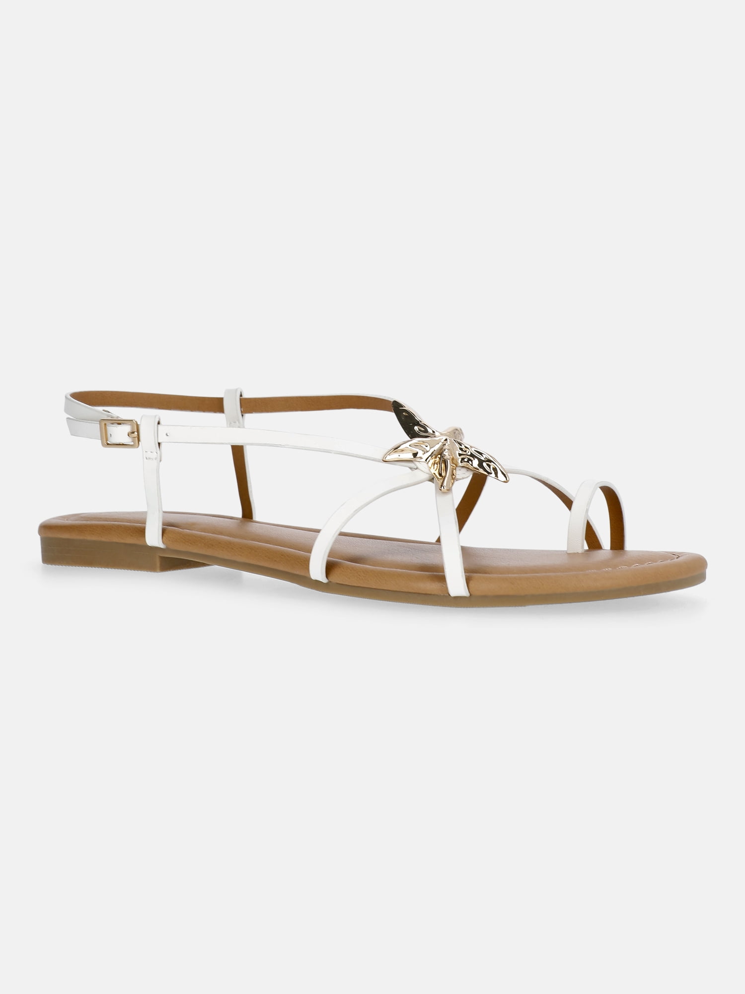 Time and Tru Women's Starfish Toe Loop Sandals