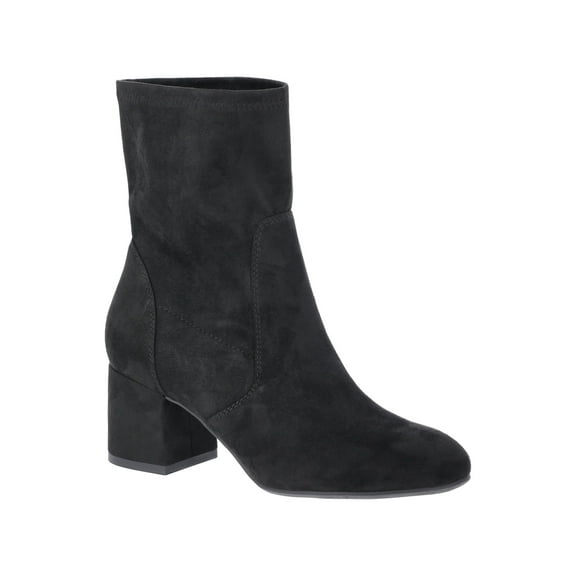 Time and Tru Women's Faux Suede Block Heel Boots