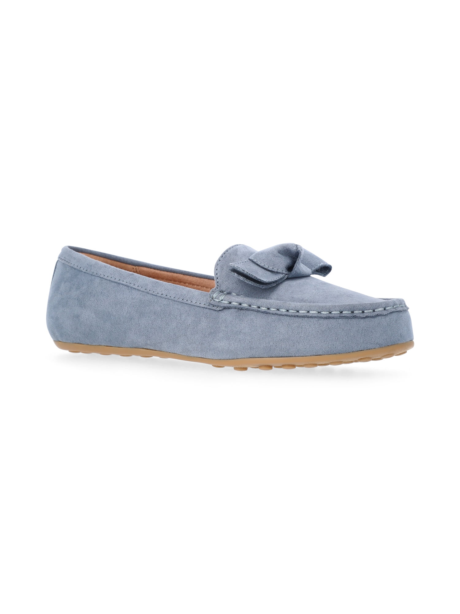 Time and Tru Women's Comfort Driving Loafers, Wide Width