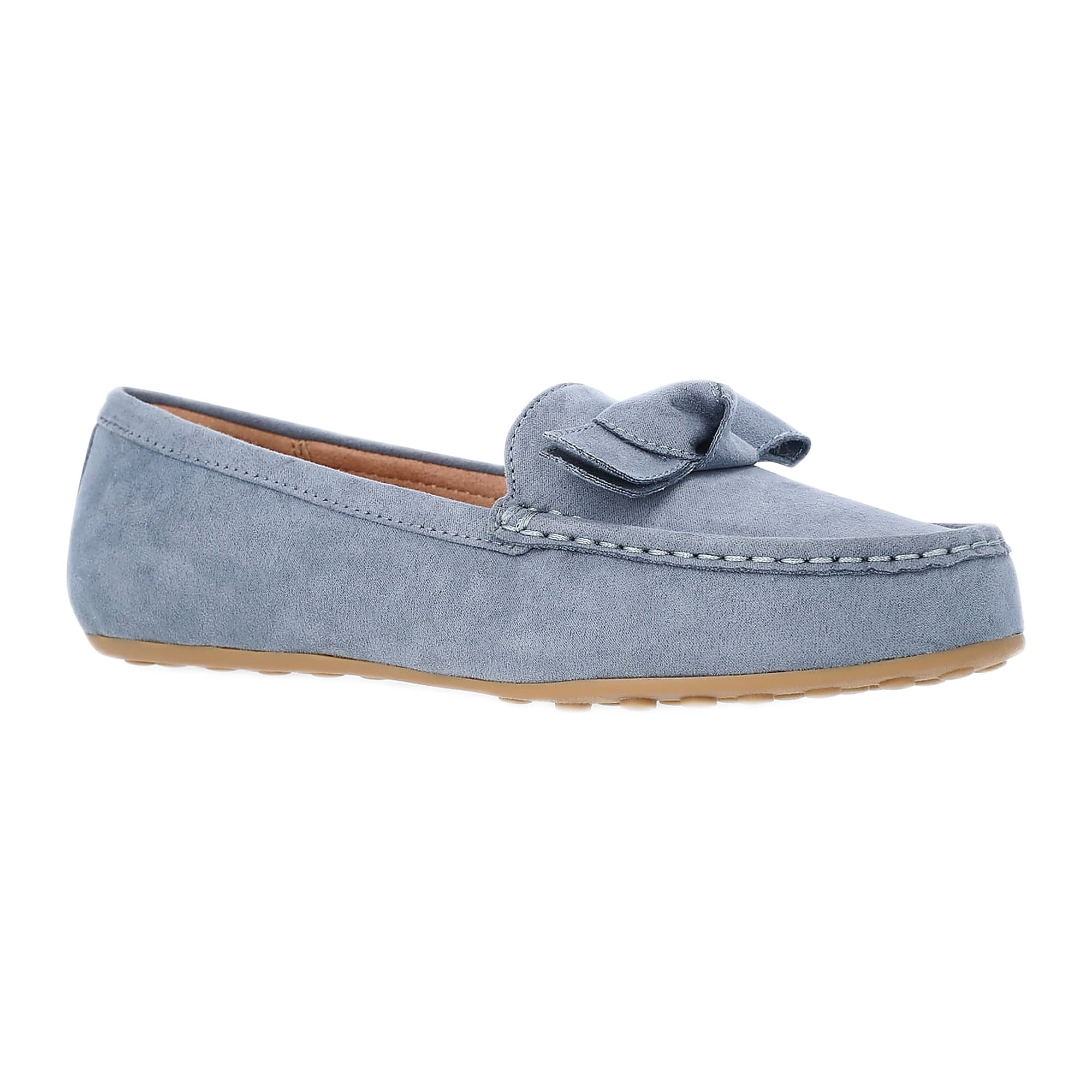 Time and Tru Women's Comfort Driving Loafers, Wide Width