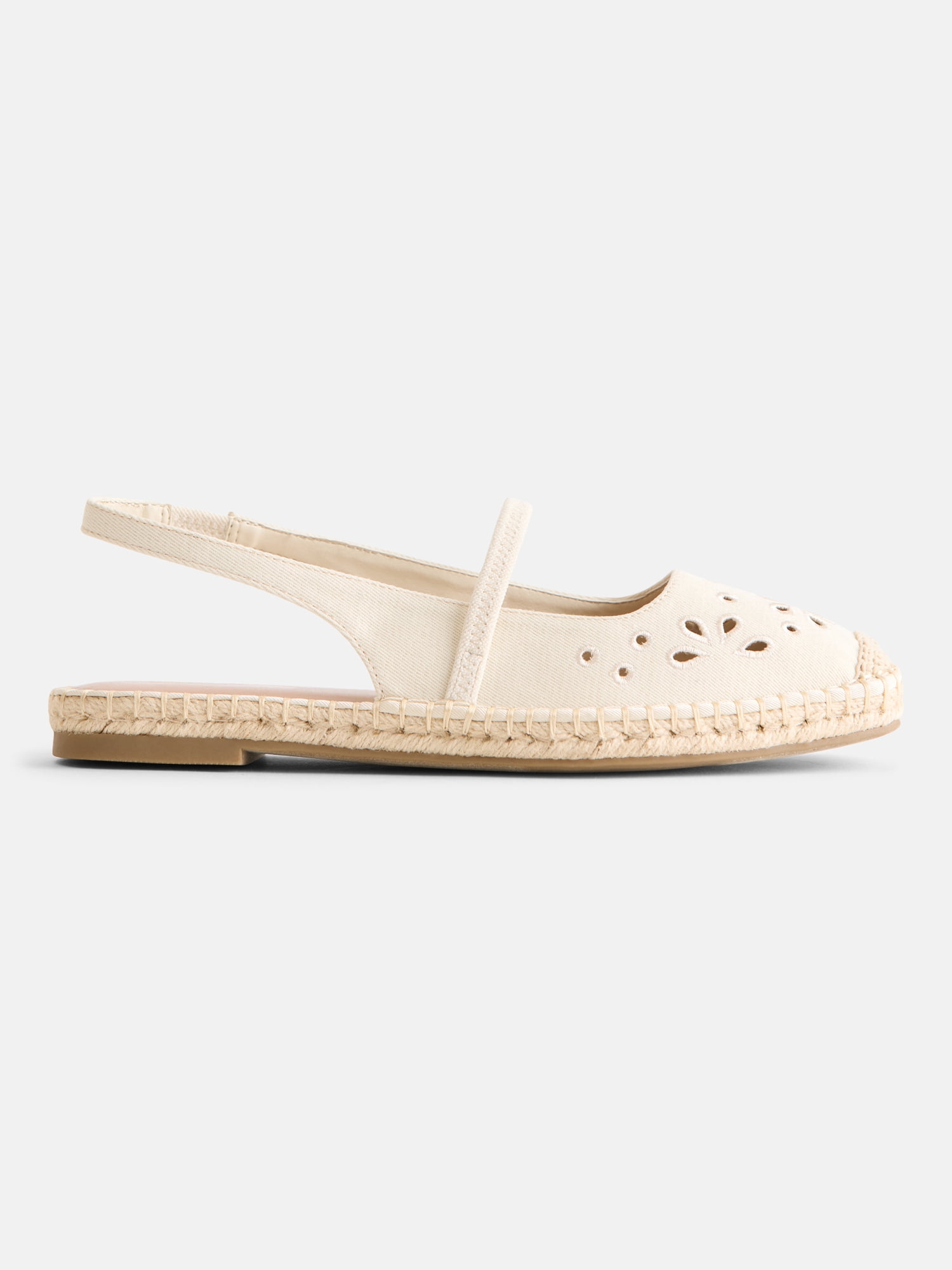 Time and Tru Women's Espadrille Slingback Shoes