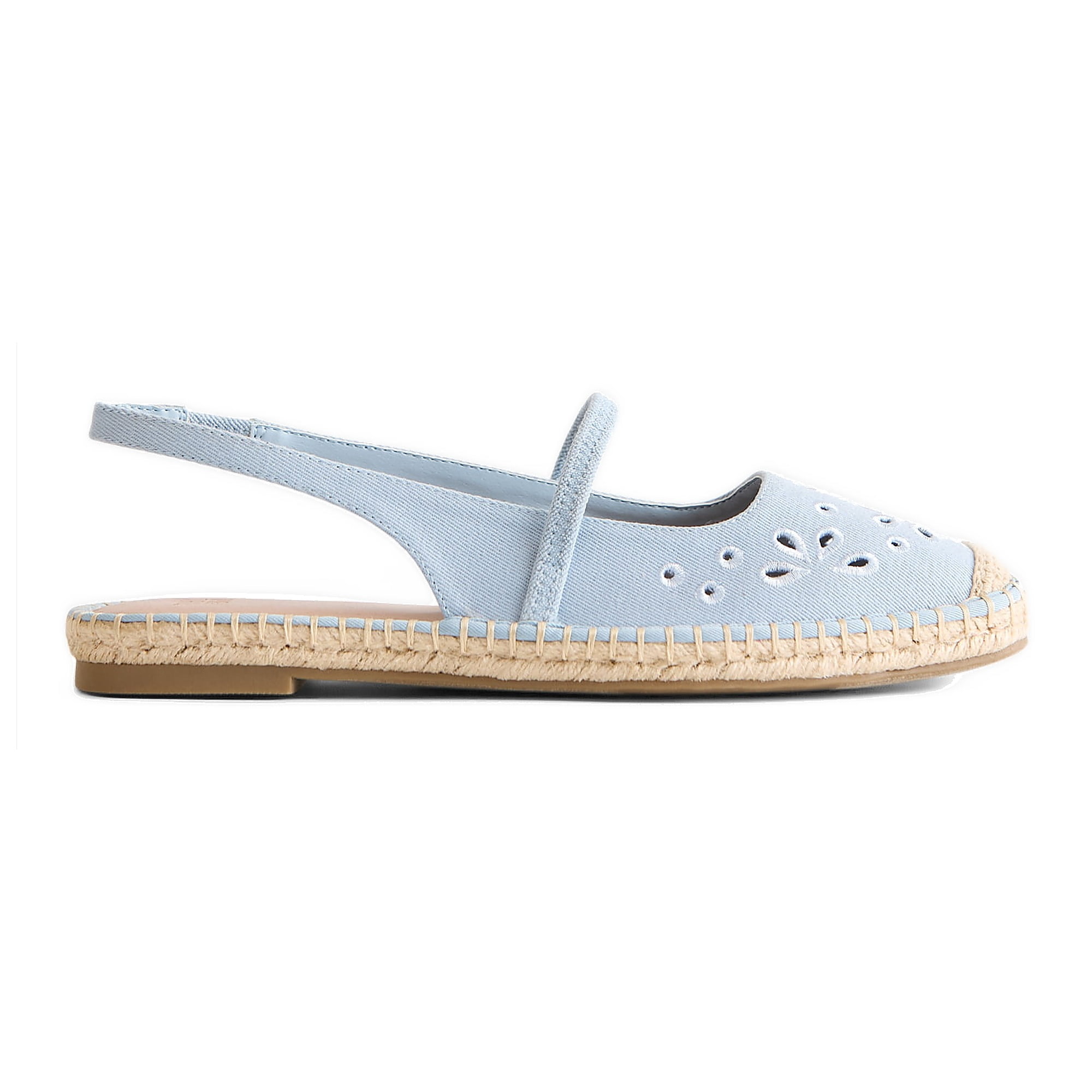 Time and Tru Women's Espadrille Slingback Shoes