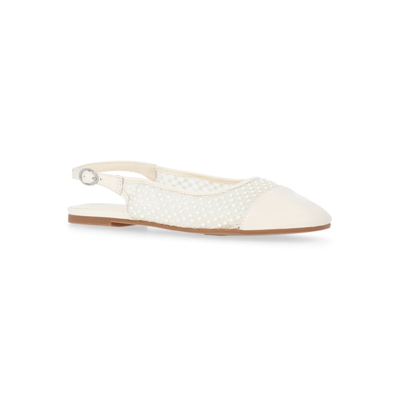 Time and Tru Women's Slingback Flats
