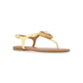 thumbnail image 1 of Time and Tru Women's Crochet Flower Thong Sandals, 1 of 5