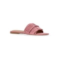 thumbnail image 1 of Time and Tru Women's Fringe Slide Sandals, 1 of 6