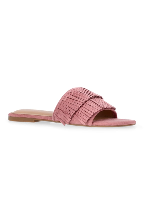 Women's Fringe Slide Sandals