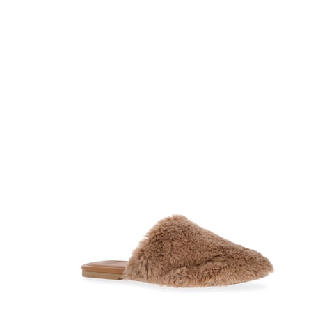 Women's Faux Fur Mules