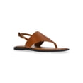 thumbnail image 1 of Time and Tru Women's Hooded Faux Leather Thong Sandals, 1 of 6