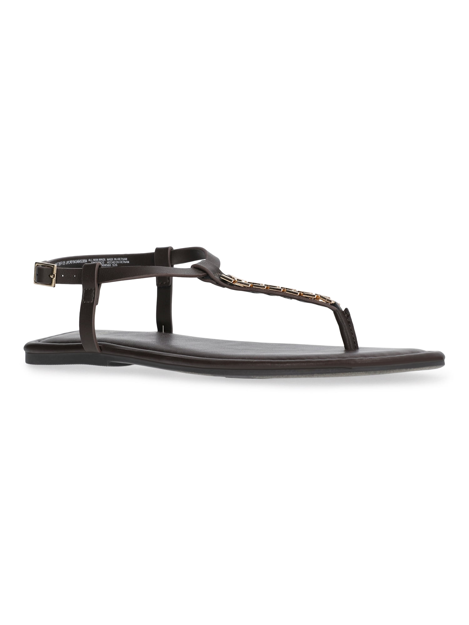 Time and Tru Women's Hardware Thong Sandals