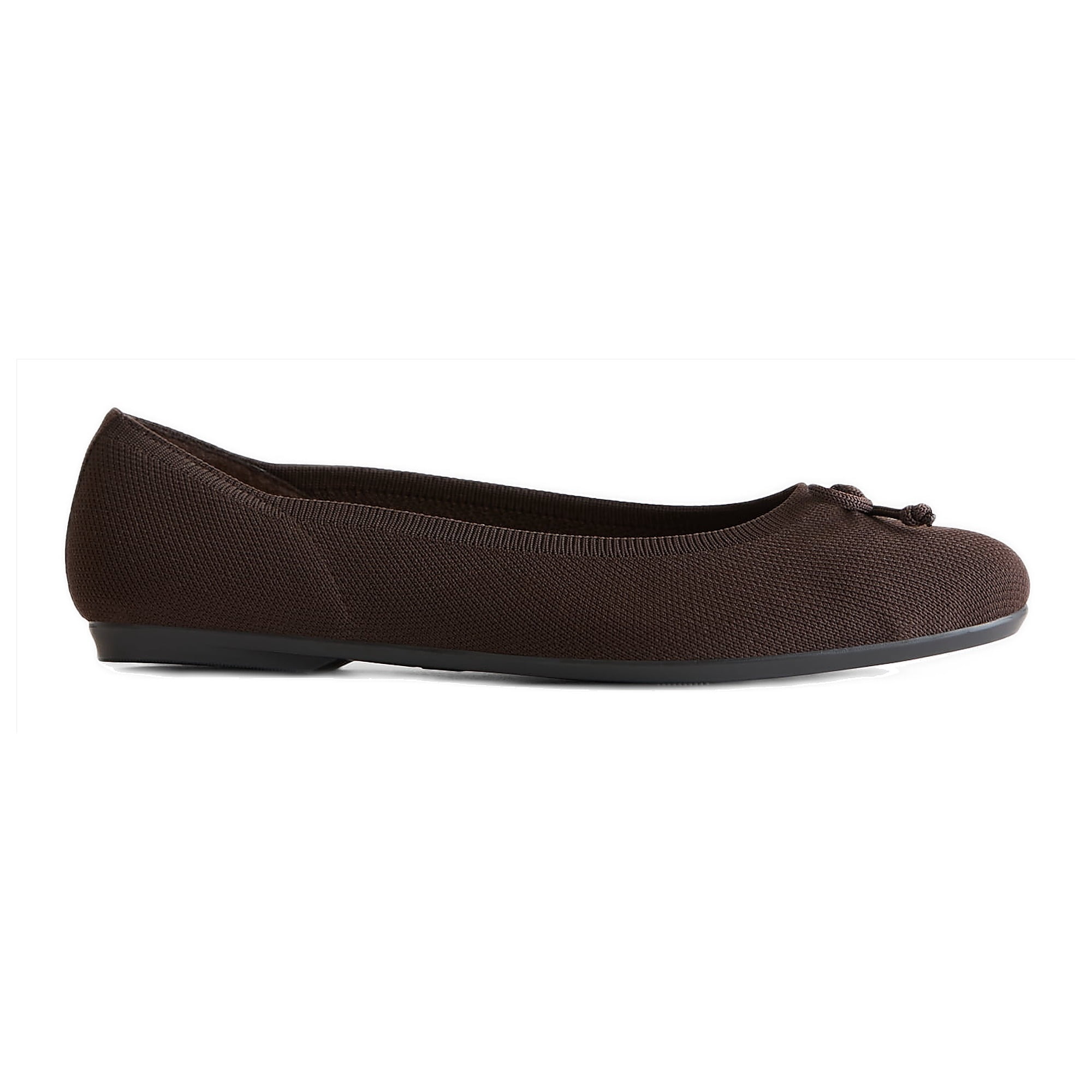 Time and Tru Women's Comfort Knit Ballet Flats