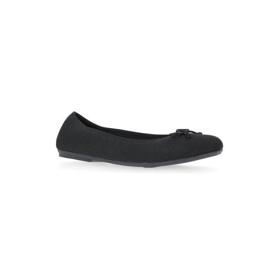 Time and Tru Women's Comfort Knit Ballet Flats
