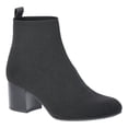 thumbnail image 1 of Time and Tru Women's Comfort Knit Block Heel Booties, 1 of 6