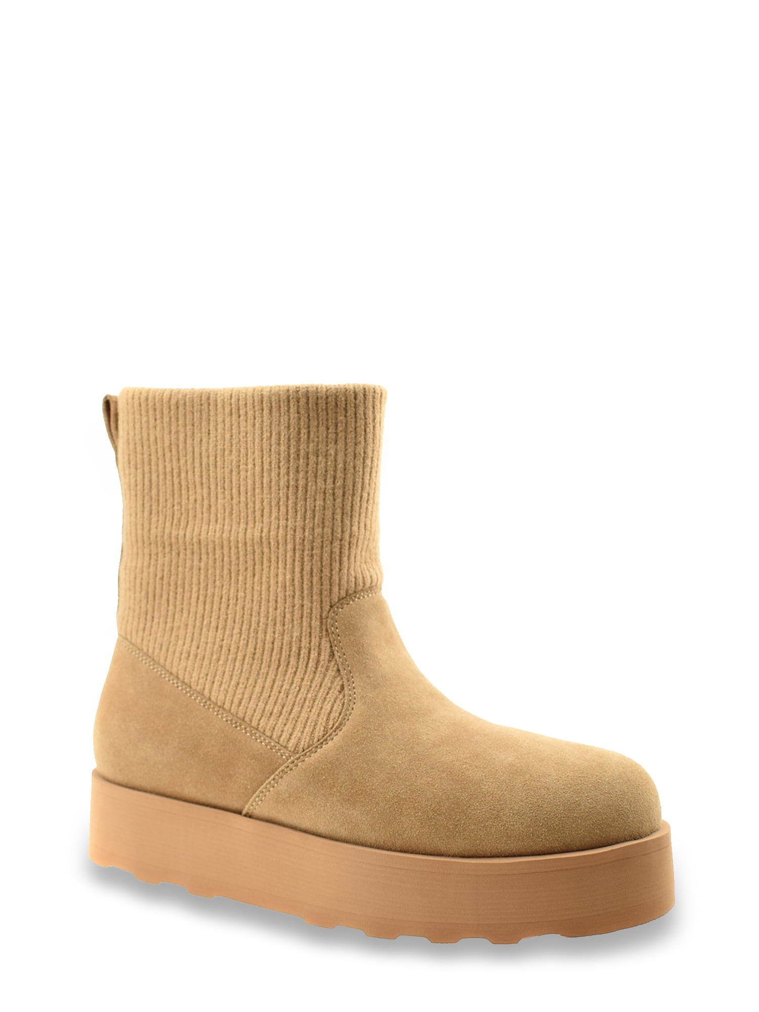 Time and Tru Women's Knit Chelsea Boot