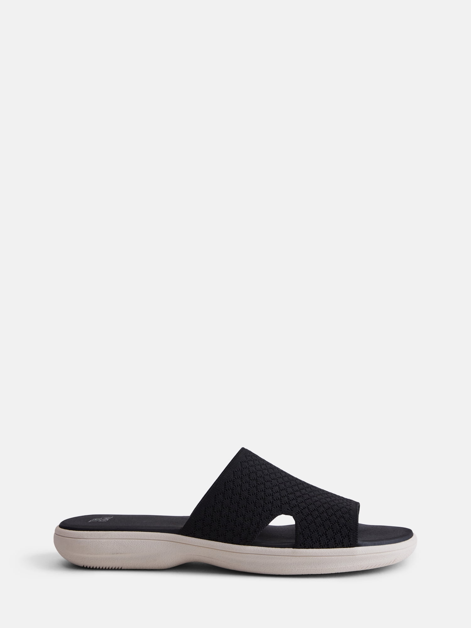 Time and Tru Women's Comfort Knit Slide Sandals