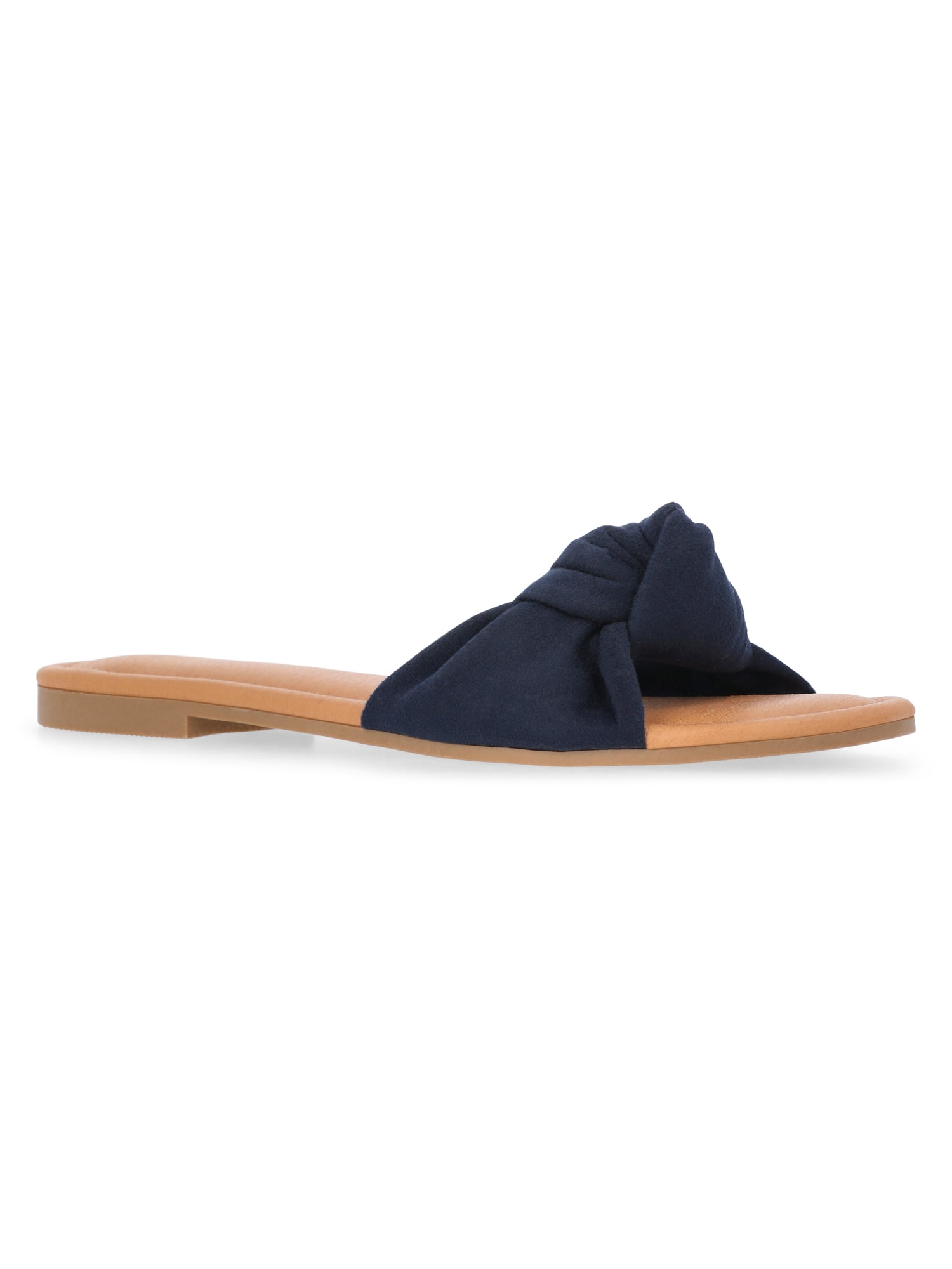 Time and Tru Women's Knot Slide Sandals