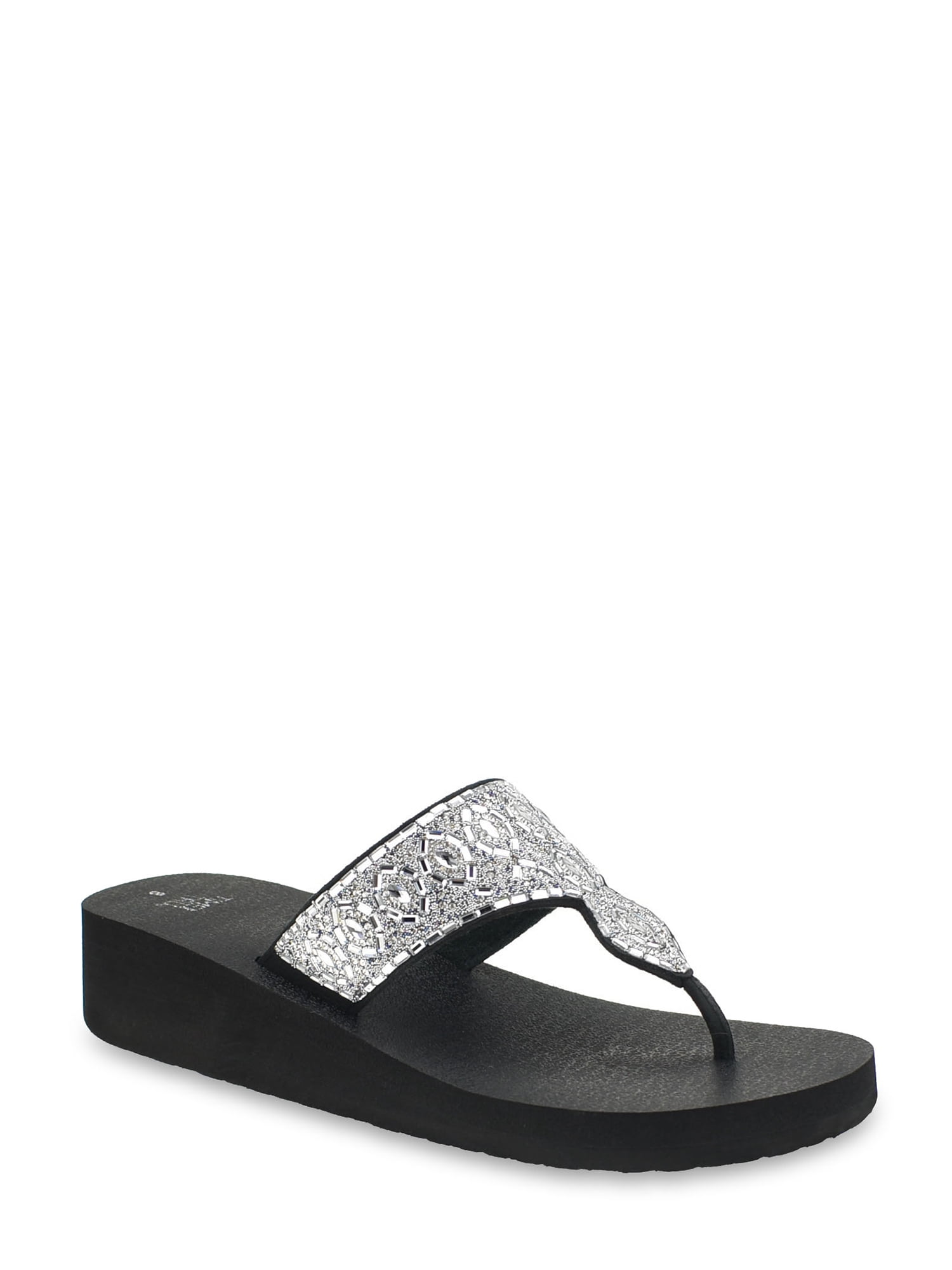 Time and Tru Women's Lifestyle Wedge Sandal