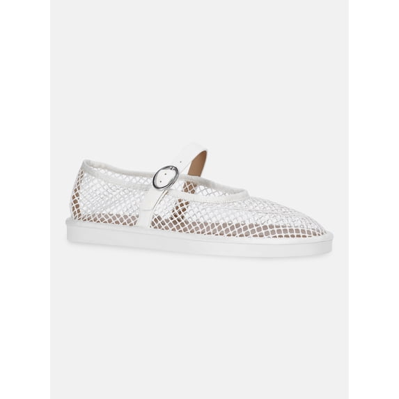 Time and Tru Women's Mesh Mary Jane Flats