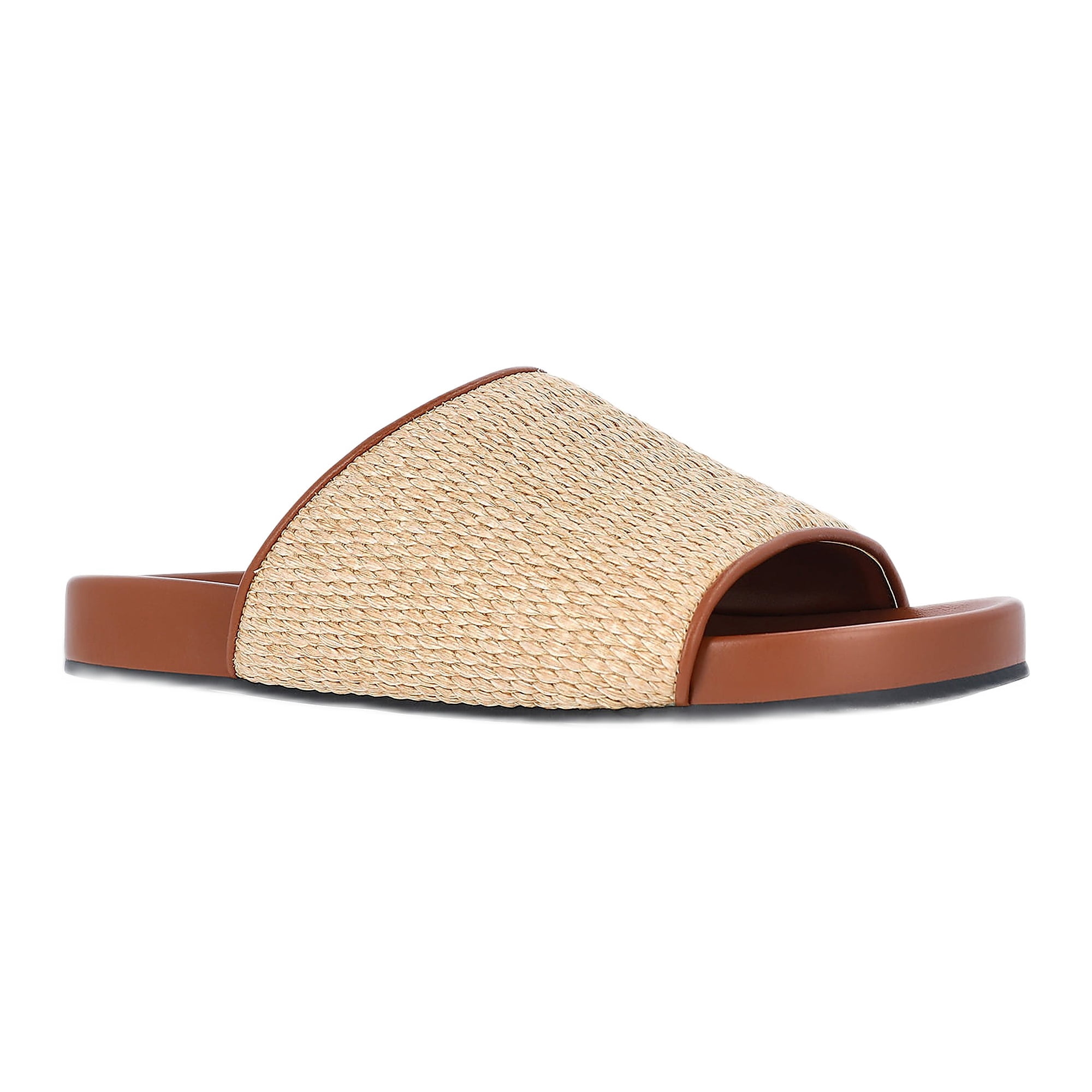 Time and Tru Women's Puff Footbed Sandals