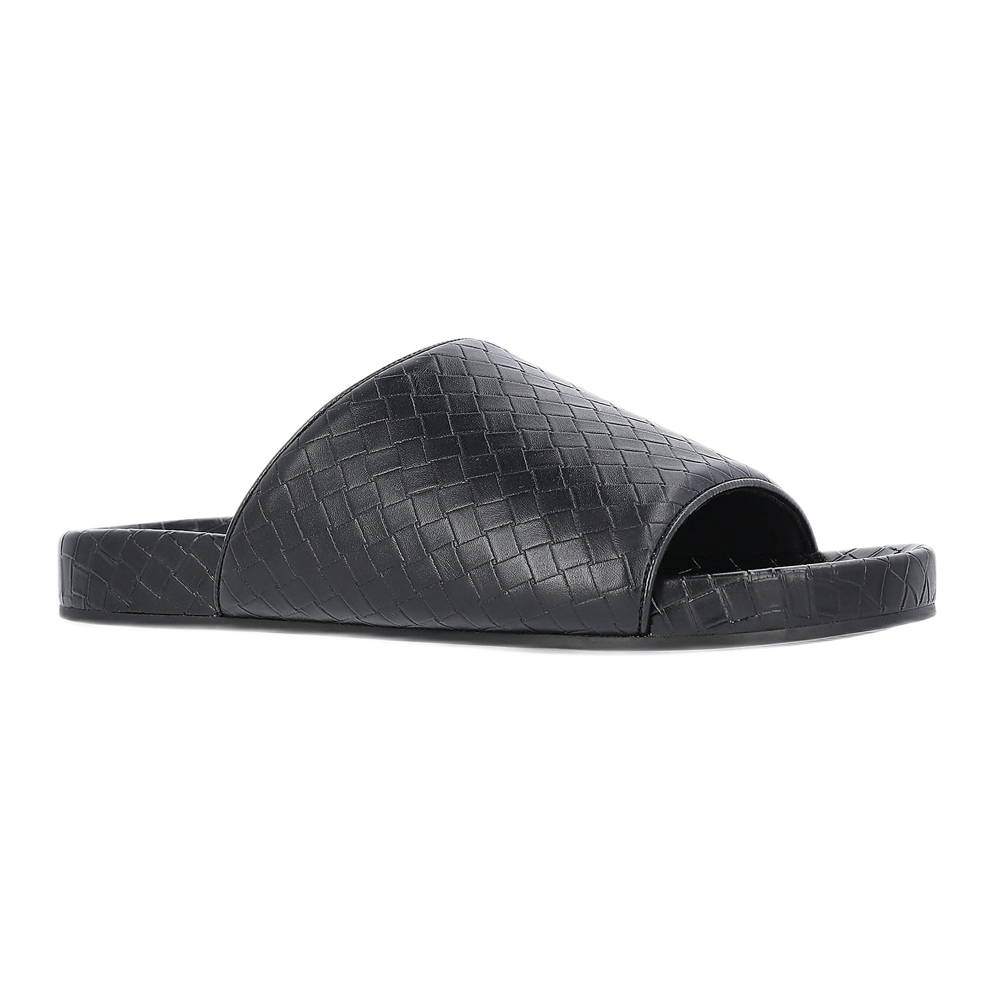Time and Tru Women's Puff Footbed Sandals