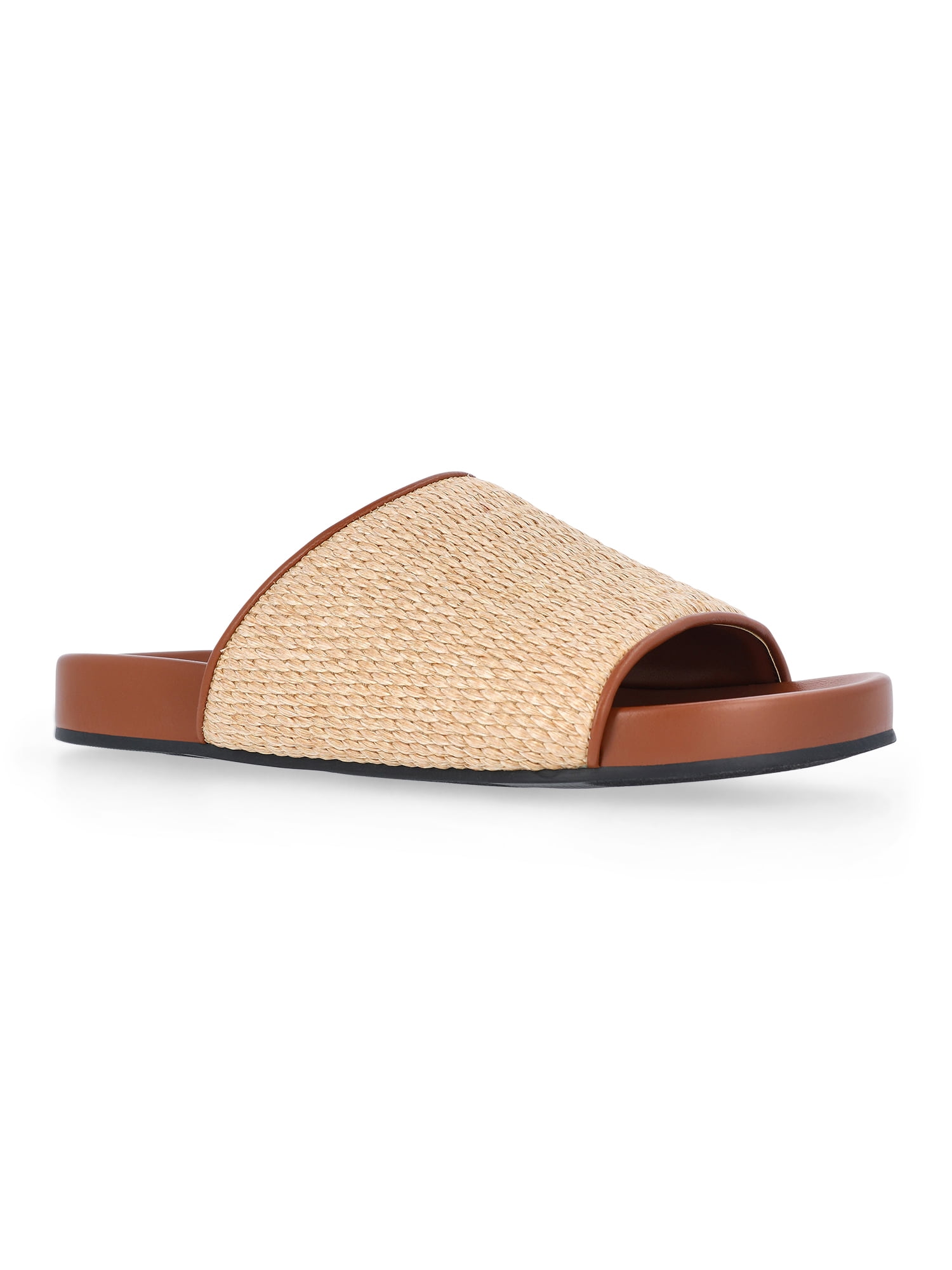 Time and Tru Women's Puff Footbed Sandals