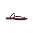 thumbnail image 1 of Time and Tru Women's Faux Suede Barely There Toe Loop Sandals, 1 of 7