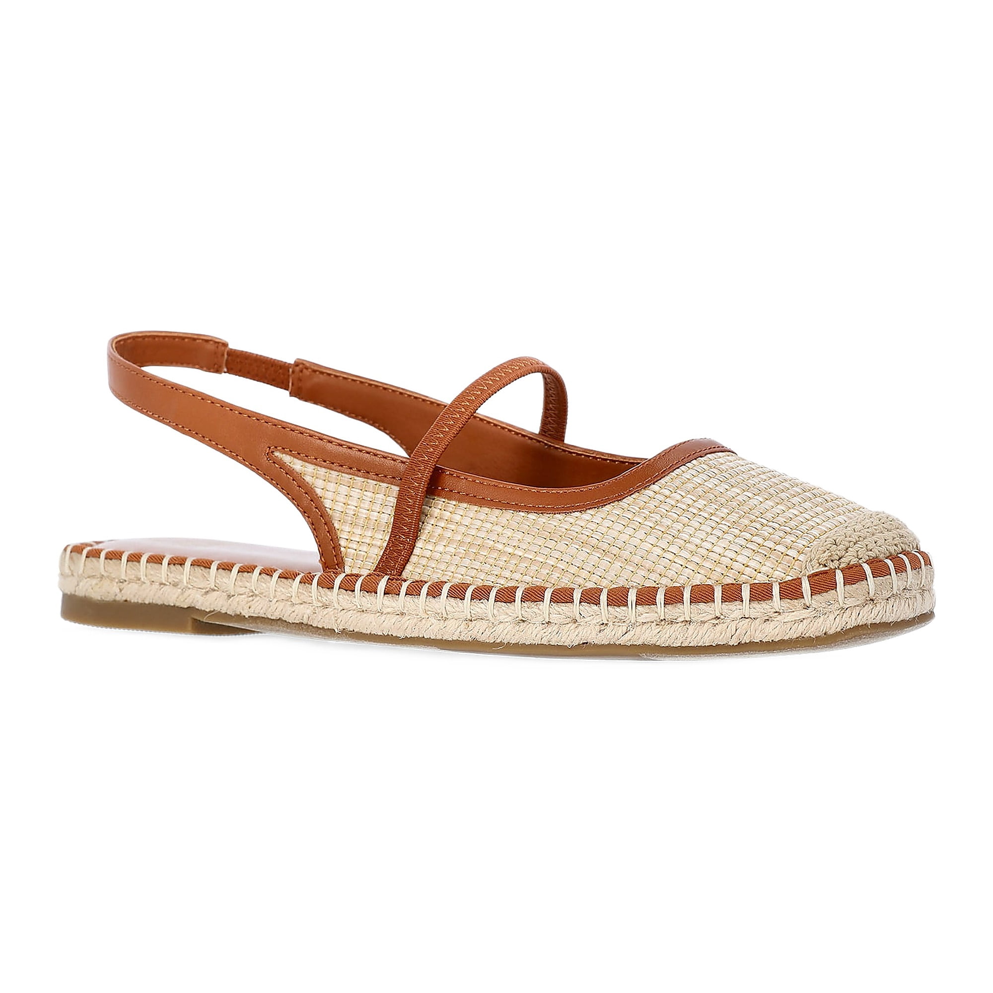 Time and Tru Women's Espadrille Slingback Shoes