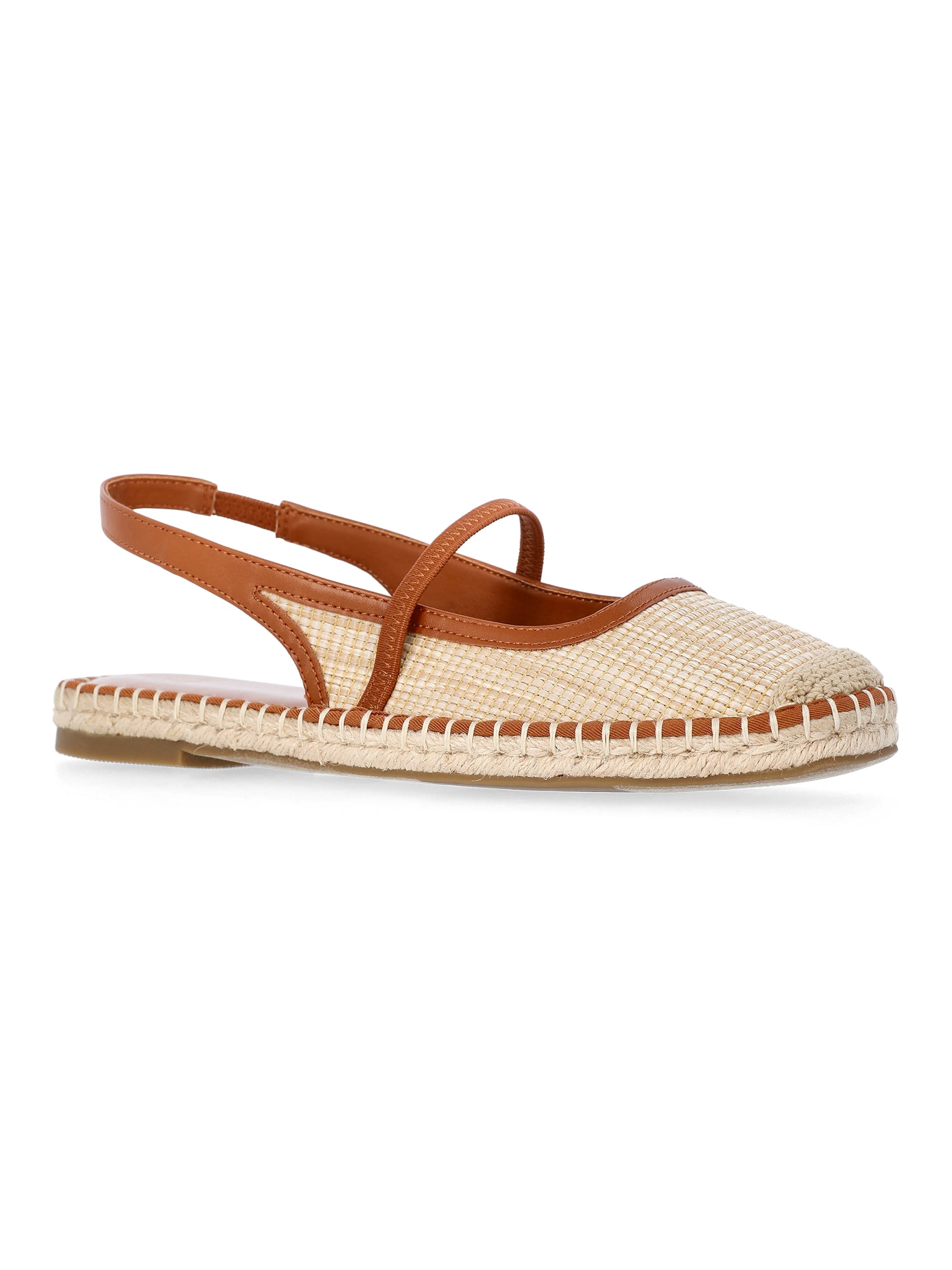 Time and Tru Women's Espadrille Slingback Shoes