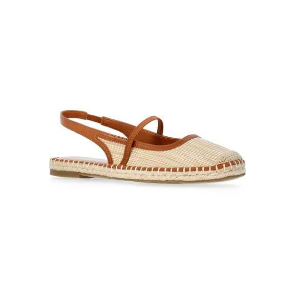 Time and Tru Women's Espadrille Slingback Shoes
