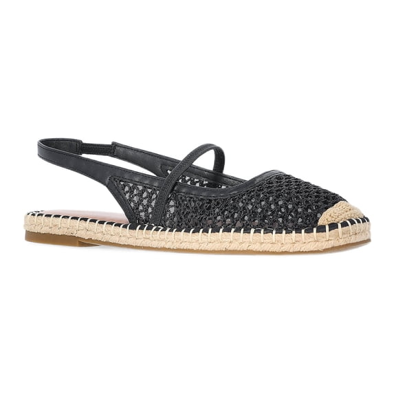 Time and Tru Women's Espadrille Slingback Shoes