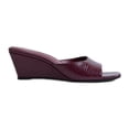thumbnail image 1 of Time and Tru Women's Slip On Wedge Sandals, 1 of 4