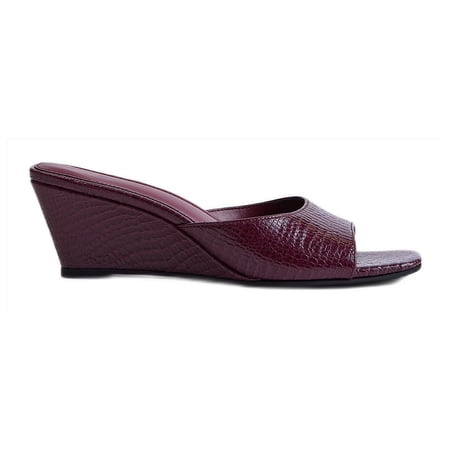 Time and Tru Women's Slip On Wedge Sandals