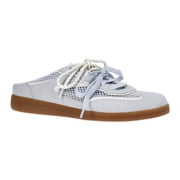 Women's Lace Up Mesh Mule Sneakers