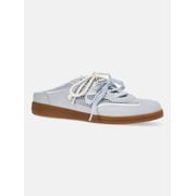 Time and Tru Women's Lace Up Mesh Mule Sneakers