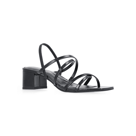 Time and Tru Women's Strappy Block Heel Sandals