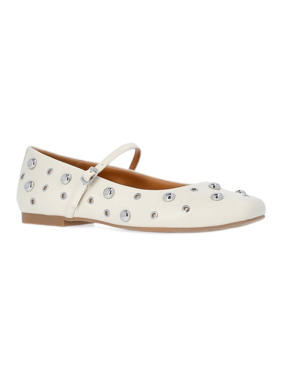 Women's Studded Mary Jane Flats