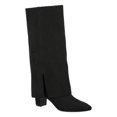 thumbnail image 1 of Time and Tru Women's Faux Suede Foldover Tall Boots, 1 of 3