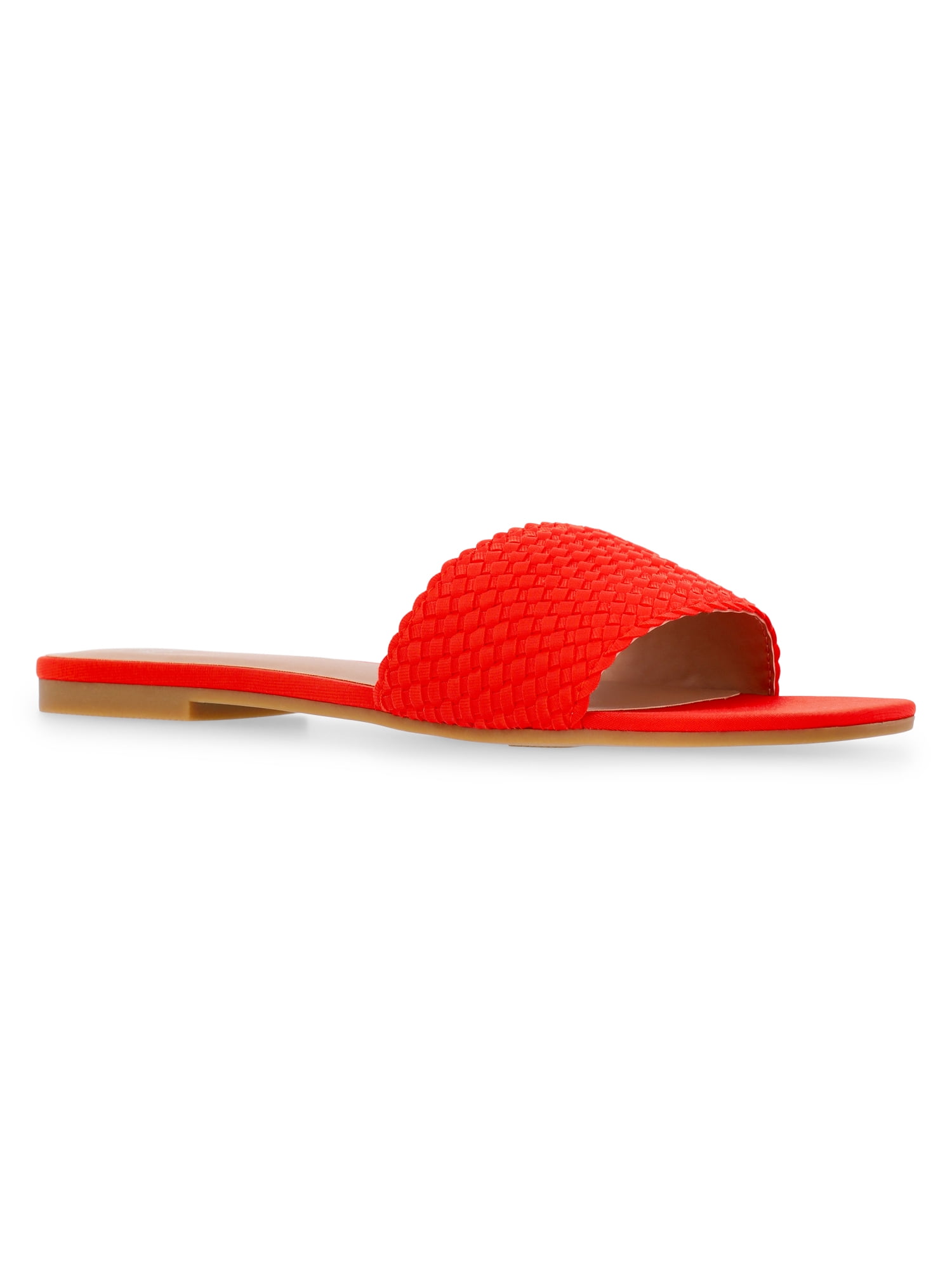 Time and Tru Women's Quilted Slide Sandal