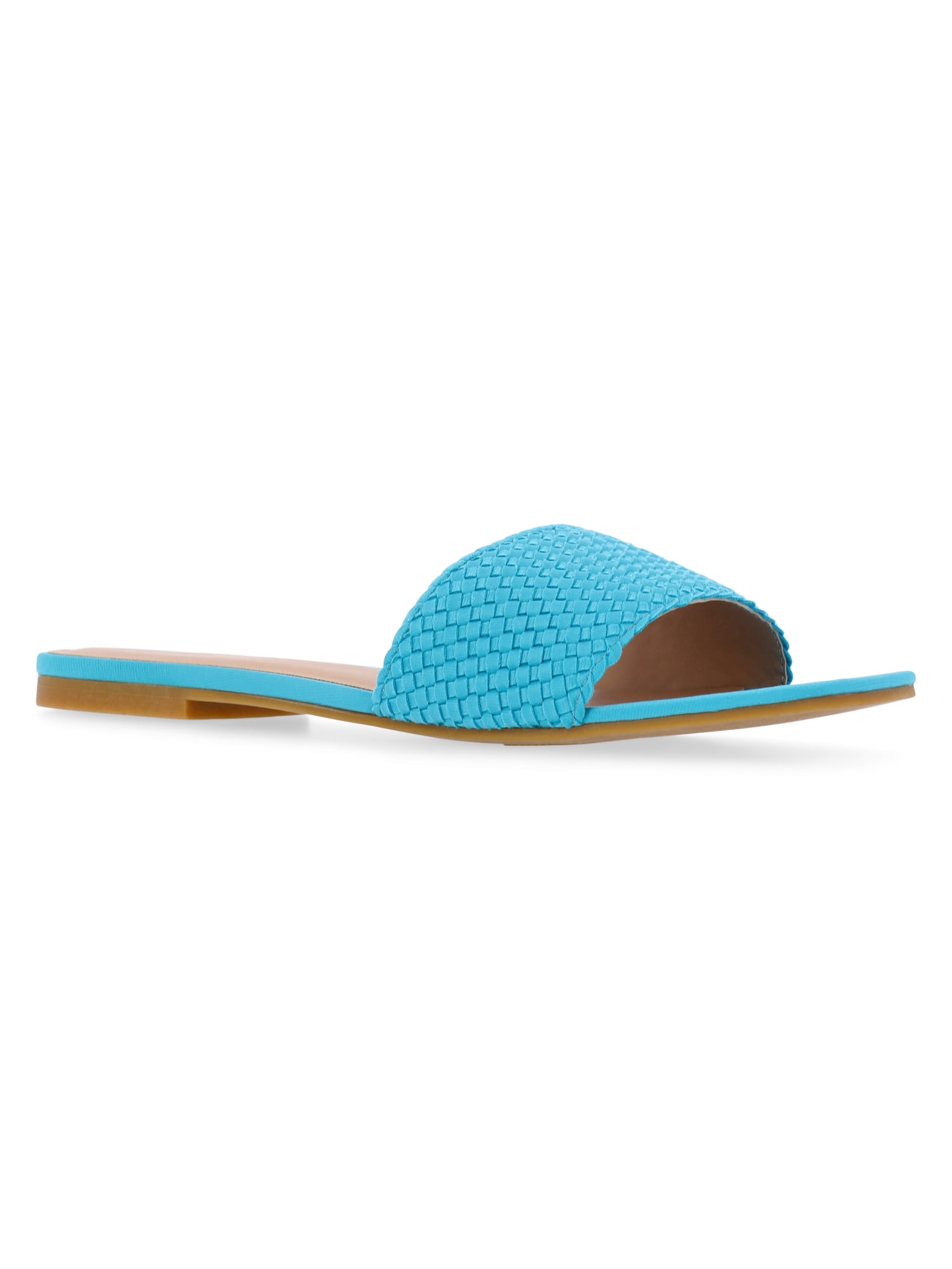 Time and Tru Women's Quilted Slide Sandal