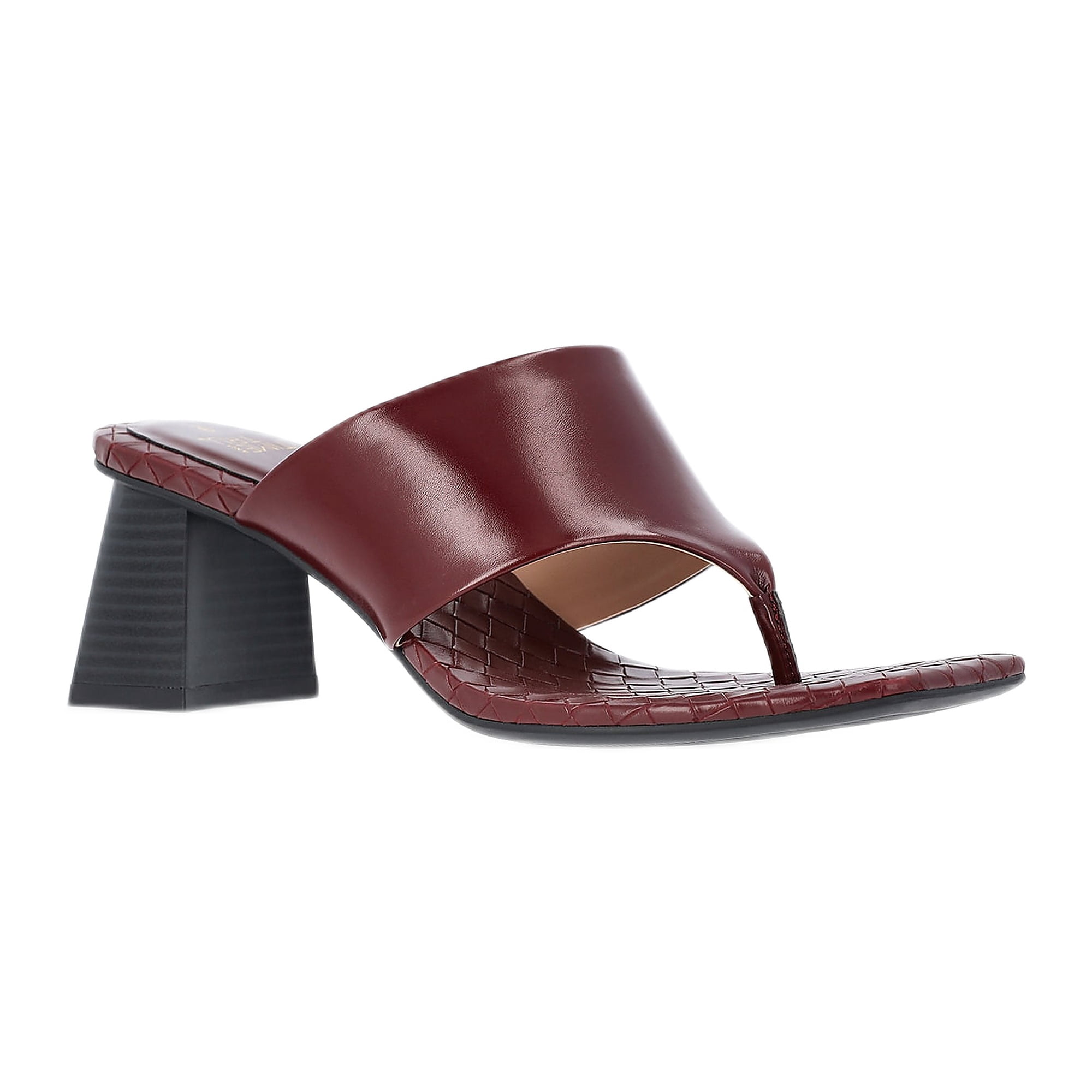 Time and Tru Women's Heeled Thong Sandals